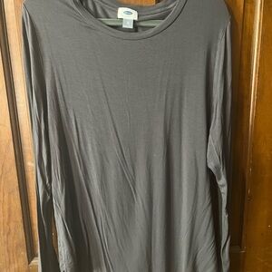 Old Navy Charcoal Long Sleeve Tee